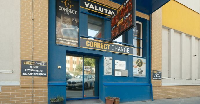 Correct Change Újbuda valutaváltó - pénzváltó Budapest 11. kerületben a Budafoki úton. | © Correct Change